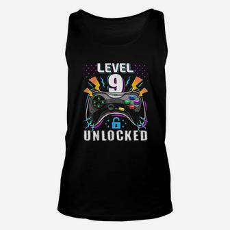 Level 9 Unlocked Video Game Unisex Tank Top | Crazezy CA