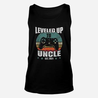 Leveled Up To Uncle Unisex Tank Top | Crazezy UK