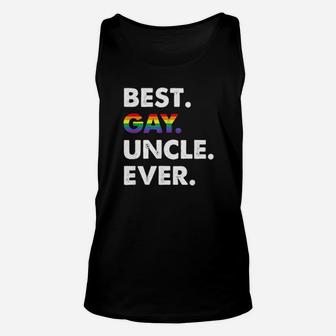 Lgbt Best Gay Uncle Ever Unisex Tank Top - Monsterry AU