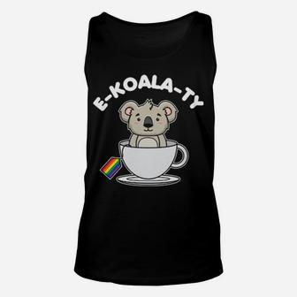 Lgbt Cute Koala E Koala Ty Pride Equality Gift Unisex Tank Top - Monsterry