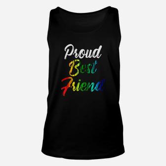 Lgbt Rainbow Pride Proud Best Friends Gay Lesbian Unisex Tank Top - Monsterry CA