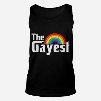Lgbt The Gayest Unisex Tank Top - Monsterry