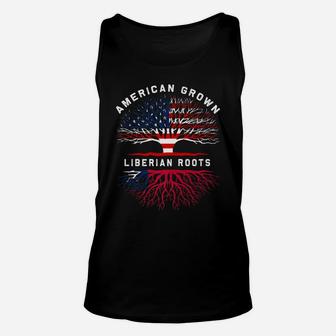 Liberian Roots American Grown Tree Family Heritage Unisex Tank Top | Crazezy