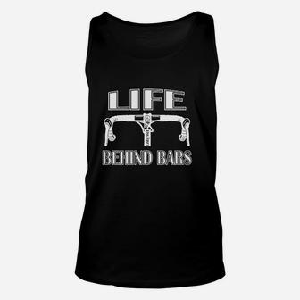 Life Behind Bars Funny Bike Bicycle Unisex Tank Top | Crazezy
