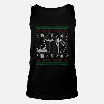 Lineman Sweatshirts For Women Men - Lineman Christmas Gifts Sweatshirt Unisex Tank Top | Crazezy