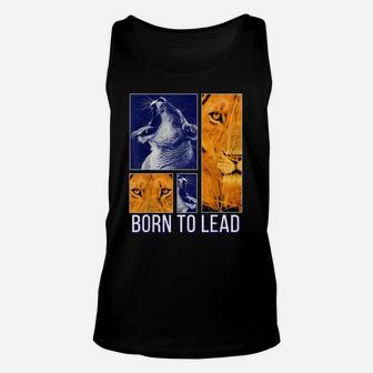 Lioness Wild Cat Colorful Animal Jungle Lovers Motivation Unisex Tank Top | Crazezy