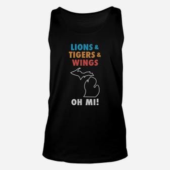 Lions Tigers Wings Oh Mi Unisex Tank Top - Thegiftio