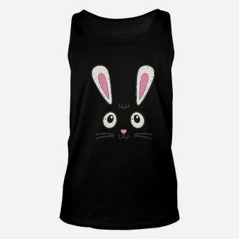 Little Easter Bunny Face Unisex Tank Top | Crazezy
