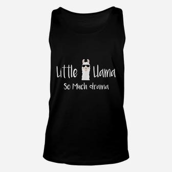 Little Llama So Much Drama Unisex Tank Top | Crazezy CA