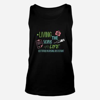Living The Life Cna Nurse Proud Passion Unisex Tank Top | Crazezy