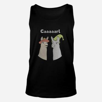 Llamas With Hats Caaaarl Secret Agent Bob Lamas With Hats Carl Unisex Tank Top - Thegiftio UK