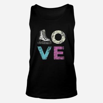 Love Figure Skating Unisex Tank Top - Thegiftio
