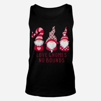 Love Gnomes No Bounds Cute Gnome Valentine's Day Gift Women Unisex Tank Top | Crazezy AU
