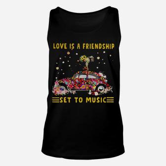 Love Is A Friendship Unisex Tank Top - Monsterry
