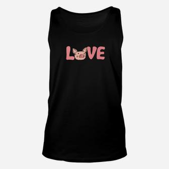 Love My Pigs Farmer Funny Gifts Pig Lover Unisex Tank Top - Thegiftio UK