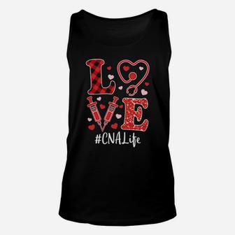 Love Nurse Valentine Cna Life Unisex Tank Top - Monsterry UK