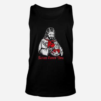 Loves You And Jesus Know It Unisex Tank Top | Crazezy CA