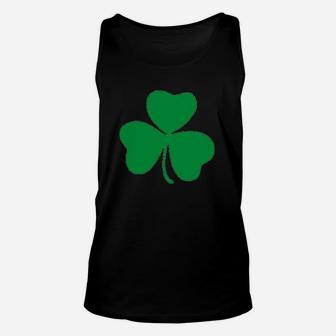 Lucky Irish Shamrock Clover Baseball St Patricks Day Raglan Unisex Tank Top | Crazezy CA