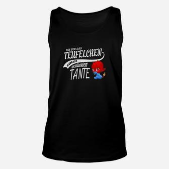 Lustiges Unisex TankTop Kein Teufelchen sondern verzauberte Tante, Geschenkidee - Seseable