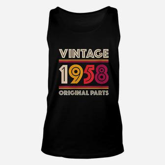 Made In 1958 Years Old Gift Vintage 61St Birthday Unisex Tank Top | Crazezy DE