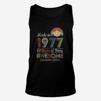 Made In 1977 44Th Birthday Unisex Tank Top | Crazezy CA