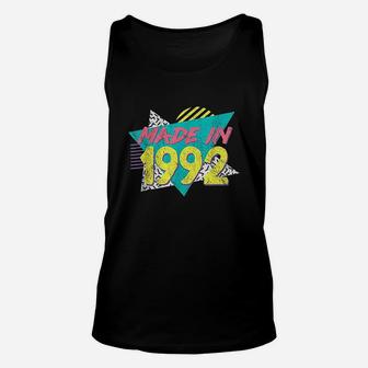 Made In 1992 Retro Vintage 29Th Birthday Gift Unisex Tank Top | Crazezy