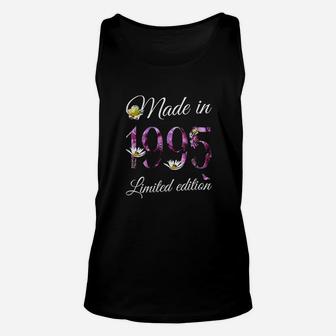 Made In 1995 Floral 1995 Birthday Gift Unisex Tank Top | Crazezy