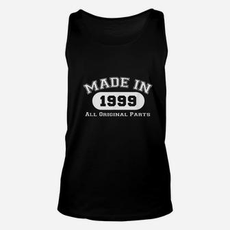 Made In 1999 All Original Parts Funny 22St Birthday Gift Unisex Tank Top | Crazezy AU