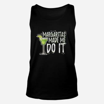 Made Me Do It Funny Drinking Gift Unisex Tank Top | Crazezy CA