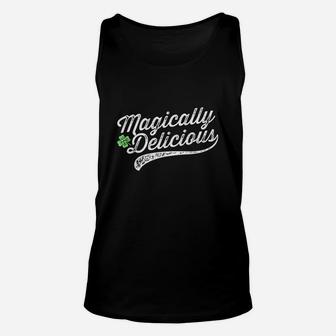 Magically Delicious Funny St Patrick Day Unisex Tank Top | Crazezy