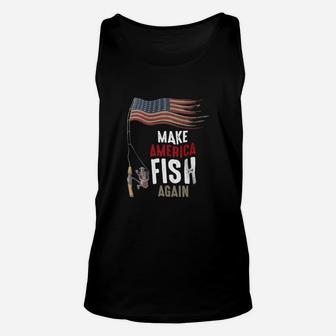 Make America Fish Again Unisex Tank Top - Thegiftio UK