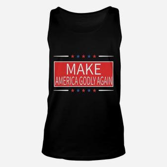 Make America Godly Again Cool Unisex Tank Top - Thegiftio UK