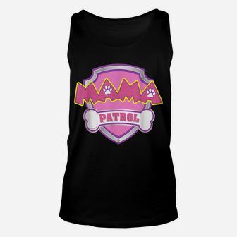 Mama Patrol Shirt - Dog Mom Dad Funny Gift Birthday Party Unisex Tank Top | Crazezy UK