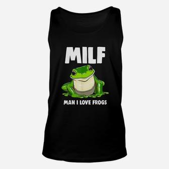 Man I Love Frogs Frog Lover Unisex Tank Top | Crazezy