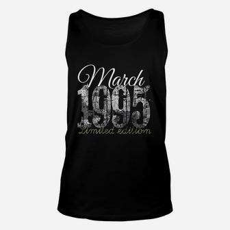 March 1995 26 Year Old 1995 26Th Birthday Gift Unisex Tank Top | Crazezy AU