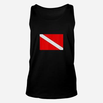 Master Diver Scuba Diving Flag Unisex Tank Top - Thegiftio