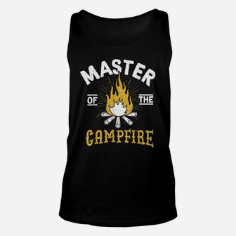 Master Of The Campfire - Camping & Outdoors Gift Unisex Tank Top | Crazezy AU