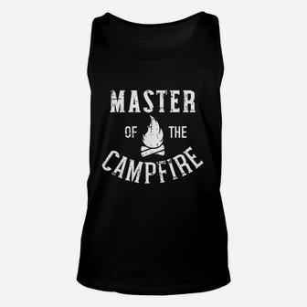 Master Of The Campfire Camping Unisex Tank Top | Crazezy AU