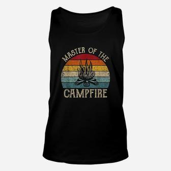 Master Of The Campfire Camping Unisex Tank Top | Crazezy CA