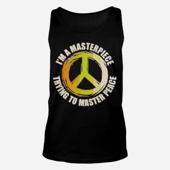 Masterpiece Master Peacetal Health Anxiety Depression Unisex Tank Top - Monsterry CA