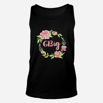 Matching Big Little Greek Family Reveal Sorority Floral Unisex Tank Top | Crazezy
