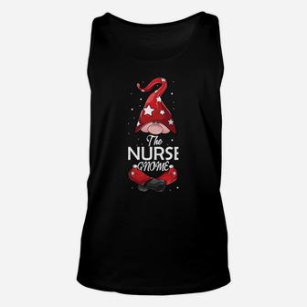 Matching Family Christmas Shirts Funny Gift Nurse Gnome Unisex Tank Top | Crazezy