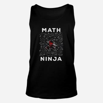 Math Ninja Mathematics Geek Gift Unisex Tank Top | Crazezy AU