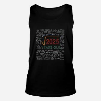 Math Square Root Of 2025 Vintage Unisex Tank Top | Crazezy CA
