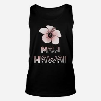 Maui Hawaii Hibiscus Flower Unisex Tank Top | Crazezy AU
