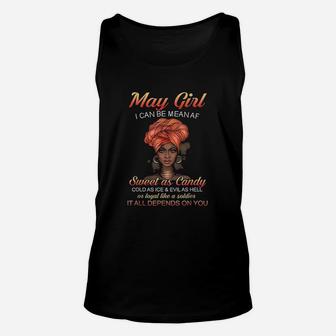 May Queens Are Born In May Unisex Tank Top | Crazezy AU