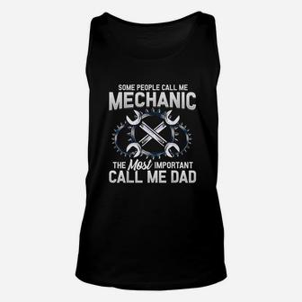 Mechanic Dad Mechanics Unisex Tank Top | Crazezy CA