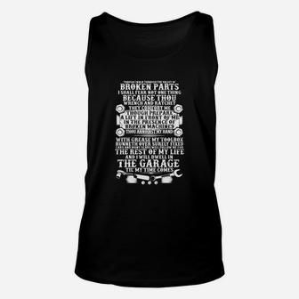 Mechanic Garage Shirt Unisex Tank Top - Thegiftio UK