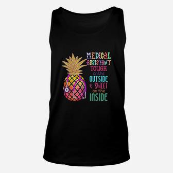 Medical Assistant Tough On The Outside Unisex Tank Top | Crazezy