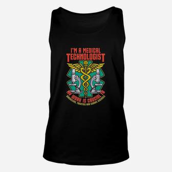 Medical Technologist Funny Unisex Tank Top | Crazezy CA